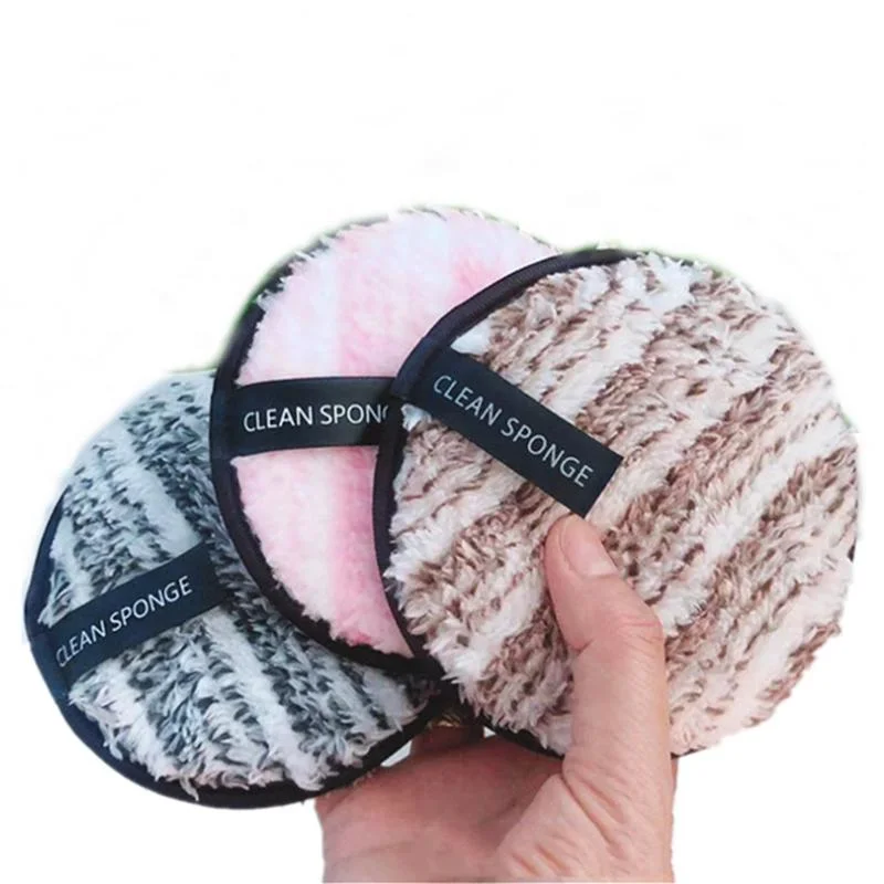 Wholesale Make up Removing Cloths Washable Remover Towel Cloth Cleaning Pad Facial Microfiber Makeup Sponge Makeup Remove Pads